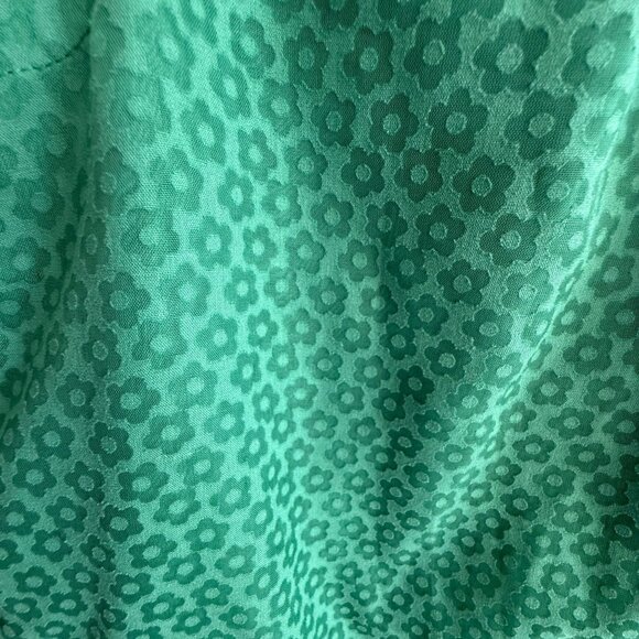Maeve by Anthropologie Sleeveless Floral Print Blouse Top X-Small Green - Picture 3 of 9